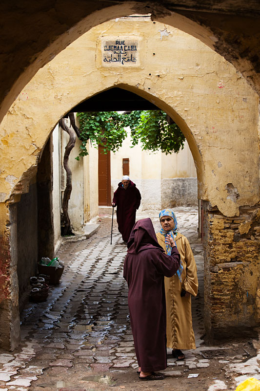  Rue Djiemaa Caba, alley in the medina of Meknes